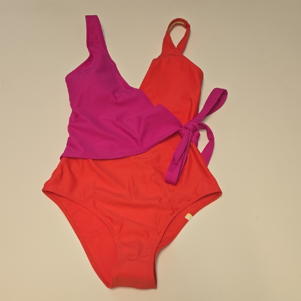 Summersalt Pink and Red One Piece Swimsuit